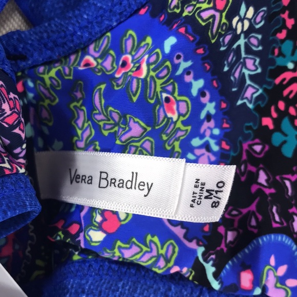 💥 Vera Bradley Chambray Maliyah Ruffled BikiniTop - Picture 10 of 11